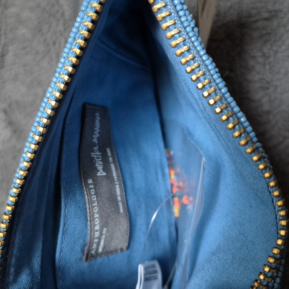 Anthropologie X Daniella Manini Beaded Capri City Pouch, New With Tags! - Picture 17 of 17